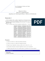 Mineria de Datos Ejercicios Complementarios