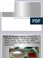 Tipos de Dietas en Pacientes Hospitalizados