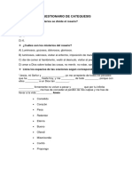 Cuestionario de Catequesis PDF