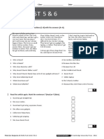 Skills Test 5 & 6: Reading