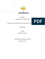 Cuadro Sinoptico Sobre Las Funciones Basicas de La Organizacion Act 6