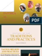 Traditions and Practices