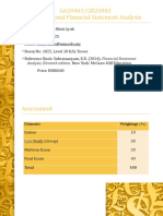 LU1 Overview of Financial Statement Analysis