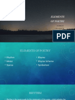 Elements of Poetry