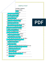 Simple Past PDF