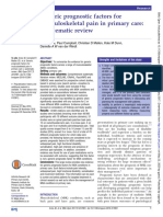 Artus Et Al. (2017) - Generic Prognostic Factors For Musculoskeletal Pain in Primary Care A Systematic Review