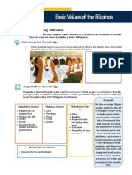 Lesson 2: Basic Values of The Filipinos