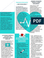 Turquesa Vector de Corazón Médico Folleto