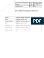 TEC-033000 - MET-DoR-ASCC-J194 (Method Statement For Concrete Works