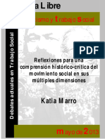 MARRO, K. - Marxismo y Trabajo Social. Reflexiones