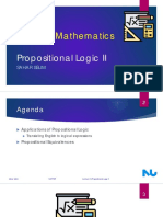 L2-Propositional Logic II PDF