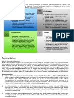 SWOT Analysis - Diti Ajay Shah