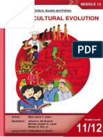 Human Cultural Evolution: Understanding Culture, Society and Politics