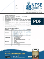 Ix - Class Sample Paper Science: General Instruction