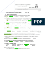 Examen 1 Parcial Uaq Probabilidad y Estadistica