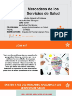 Mercadeo de Los Servicios de Salud