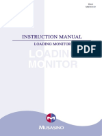 Instruction Manual For Loading Monitor