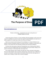 The Purpose of Dreams