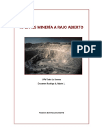 Apuntes Minería A Rajo Abierto - Metodos de Explotación Open Pit - UPV 2020 - V2