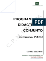 Programacion de Conjunto Piano 2020-21