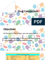 Lesson 2 Drug Calculations - PPTM