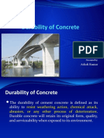 Durability of Concrete: Ashok Kumar