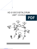 Hd-010B Digital Drum: User'S Manual