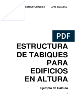 ESTRUCTURA DE TABIQUES Ejemplo de Calculo UNDAV