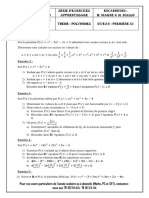 Serie Polynômes Apprentissage 1S1 Renf