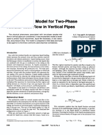 A Mechanistic Model For Two-Phase Annular-Mist Flow in Vertical Pipes