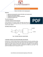 El 101, Digital Logic Circuits Lab, Ay2020-2021: Out/ Out