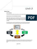 Unit 3 - Master Data PDF