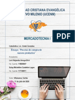 Ensayo: Proceso de Compra de Nuevos Productos : Catedrático: Lic. Gretel Gonzáles