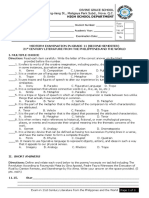 21st Century Literature From The Philippines and The World Midterm Exam