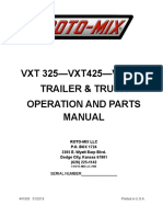 VXT 325-VXT425-VXT505 Trailer & Truck Operation and Parts Manual