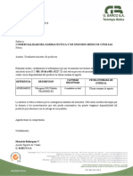 Carta Desabastecimiento O.C. 001-15227 y 001-15416