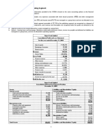 Operating Segments Comprehensive Problem