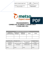 P-DGM-MEC-021 Proc Cambio de Cilindros Claring Jack