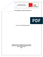 Proyecto Final de Aplicacion Gestion de Proyectos II Ana Lucia Mueses Hernandez