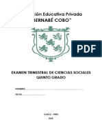 Examen de CCSS 2020