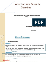 Chapitre (1+2) Base de Donnée PDF