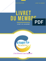 Livret Du Membre StartUp Academy PDF