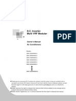 D.C. Inverter Multi VRF Modular: Owner's Manual Air Conditioners