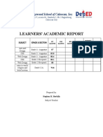 Academic-Report - (Ict Subj, Arts and Design, Intro To World)