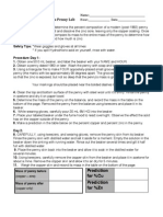 Percent Composition Penny Lab