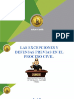 Excepciones y Defensas Previas