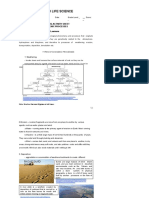 Earth and Life Science: Learning Activity Sheet Exogenic Processes Background Information For The Learners