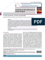 Vibgyor: Annealing and Normalizing of AISI 1045 Steel: A Lamellae Analysis