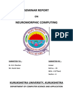 SEMINAR REPORT First Page