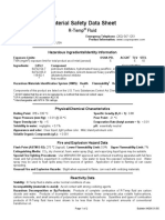 Material Safety Data Sheet: R-Temp Fluid